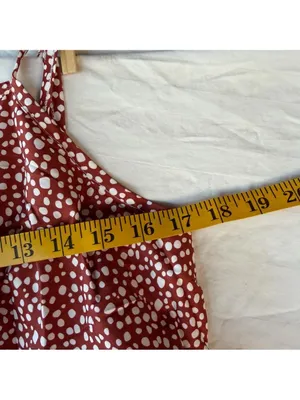 Women's Romper One Piece Spaghetti Tie Shoulder Straps Size L #260381 thumbnail 3