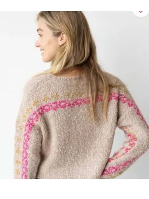 Natural Life Boucle Printed Sweater thumbnail 2