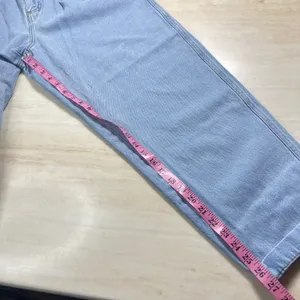 BDG Urban Outfitters Drew Baggy Pleated Jeans Light Wash Elastic Waist W28 L32 thumbnail 10