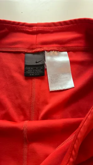 Nike Women’s Red Lounge Shorts thumbnail 2