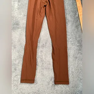 Aerie Brown waffle knit real me 7/8 High-rise Leggings small thumbnail 12