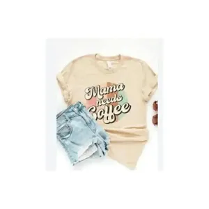 NWOT Canvas Graphic Tee Bohemian Festival Lagenlook Long SZ L thumbnail 12