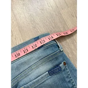7 For All Mankind Jeans Skinny Woman Size 25 thumbnail 7