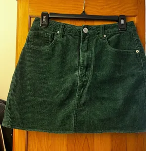 Forever 21 Dark Green Corduroy Mini Skirt thumbnail 1