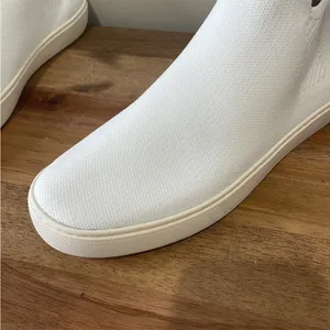 Rothy's | RETIRED Bright White 'The Chelsea' Boot‎ Sneakers | Sz 10 B74 thumbnail 8