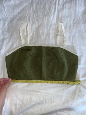 House of Harlow 1960 Linen Blend Crop Tank thumbnail 9