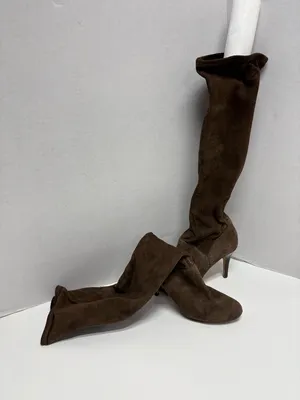 Cole Haan Women's Brown Suede Over the Knee Boots - Size 8.‎ thumbnail 4