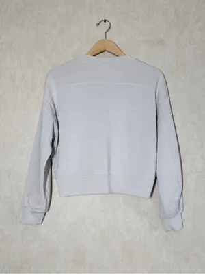 Lululemon Women’s Softstreme Perfectly Oversized Cropped Crew in Mojave Tan 4 thumbnail 4