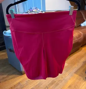 Lululemon Base Pace High-Rise Short 8" Dark Red women's 14 thumbnail 1