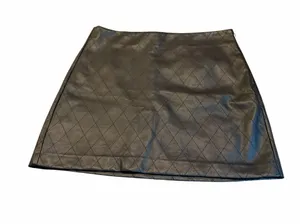 LOFT quilted faux leather skirt thumbnail 1