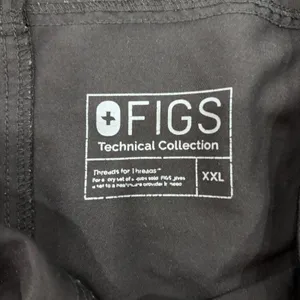 Figs Pants Women XXL Scrubs Black Kade High Waisted Cargo Nurse Hospital PO 1273 thumbnail 4