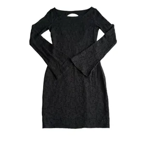 Moda International Elegant Black Long Sleeve Dress thumbnail 2