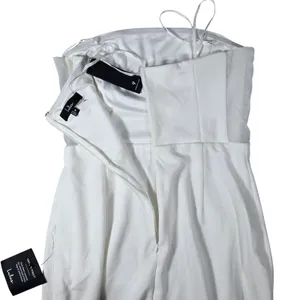 Lulus Loving the Feeling White Strapless Bodycon Midi Dress IDK7460 Size M NEW thumbnail 5