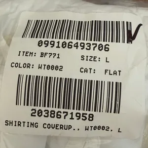 NWT J. Crew Sz L Coverup Shirt‎ Dress White BF771 Vacation 100% Organic Cotton thumbnail 11