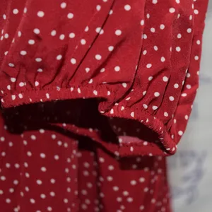 NWT Bloom Chic Red/White Polka Dot Peasant Blouse, Size 26 thumbnail 7