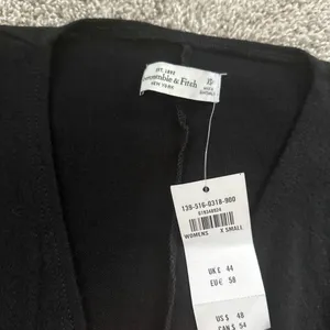 Abercrombie & Fitch Black Women's Wrap-Front Sweater thumbnail 6