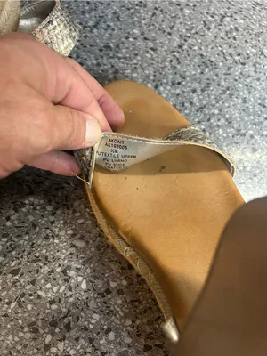 Anne Klein Snake-Print and Gold Wedge Espadrilles thumbnail 8