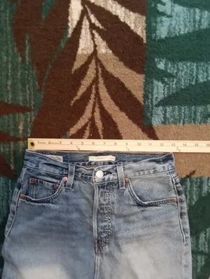 Levis Premium Icon Mini Denium Skirt Light Wash Festival Streetwear Womens 24 thumbnail 8