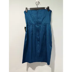 NEW Vintage Teeze Me Mini Dress XS/S* Turquoise Strapless Feathers Party Hoco thumbnail 2