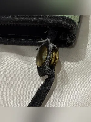 Vintage Snakeskin Reptile Patchwork Purse Puffy Shoulder Bag Unique Whimsy 80s Black thumbnail 11
