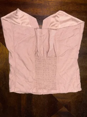 Wild Fable Linen Suiting Tube Top thumbnail 3