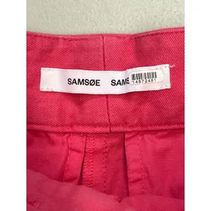 Samsoe Sz 6 Nora Honeysuckle Pink High Rise Cotton Bermuda Summer Resort Shorts thumbnail 6
