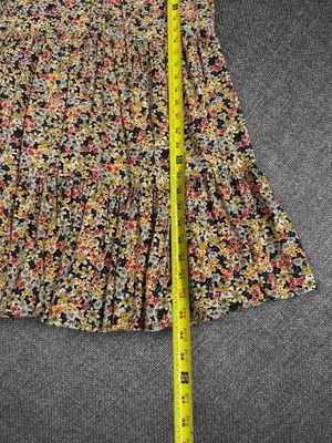 Floral Tiered Boho Mini Dress Size Small thumbnail 6