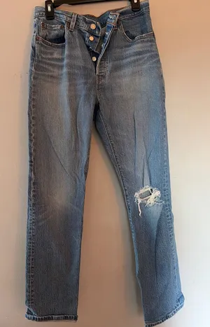 Levi’s Jeans 501 Button Fly Straight Leg thumbnail 1