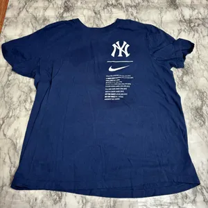Nike New York Yankees The Captain T shirt navy blue size large thumbnail 3