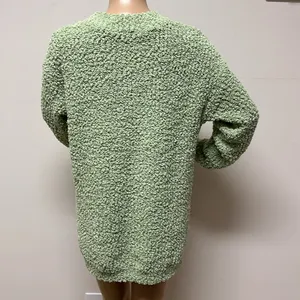 NWOT Green Chunky Knit Mockneck Sweater Size M thumbnail 7