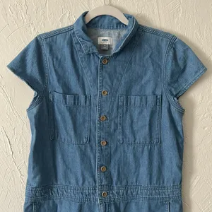 Old Navy Blue Jumpsuit with Short Sleeves thumbnail 4