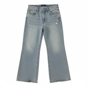 American eagle high waist distressed wide leg, never worn thumbnail 2