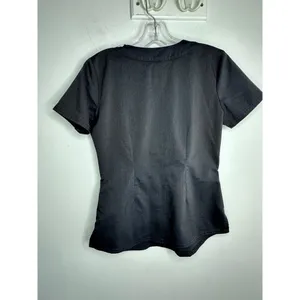 Purple Label by Healing Hands Scrub Top – Dark Charcoal Gray, Size XS thumbnail 4