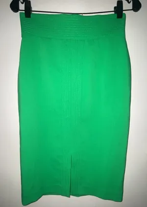 Ann Taylor Green Pencil Skirt thumbnail 1