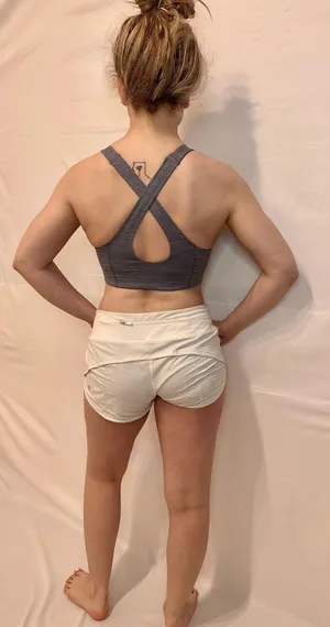 Outdoor Voices Key Crossback TechSweat Sports Bra - Storm - XS thumbnail 4