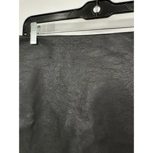 Gap Faux Leather Mini Skirt Women L Black Side Zip NWT Moto Y2K thumbnail 2