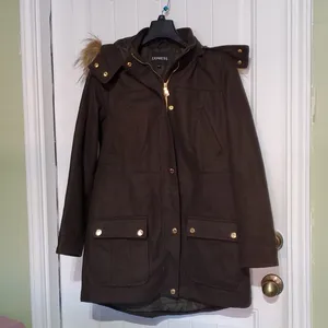 Express Jungle Green Jacket Size M thumbnail 3
