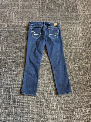 American Eagle Artist Stretch Straight Blue Jeans Size 4 thumbnail 4