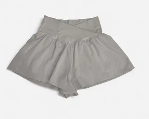 White butter soft Aerie tennis skort with built-in shorts. thumbnail 1