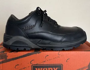 Worx by‎ Red Wing Shoes 5118 Womens Black Leather Safety Toe Work Shoes 9.5 M thumbnail 1