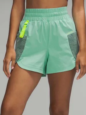 Lululemon Drop-In Pocket High-Rise Hiking Short 4" Wild Mint thumbnail 1