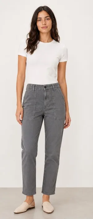 Adriano Goldschmied Caden Fatigue Pants 29R Gray Utility Straight Leg Gorpcore thumbnail 1