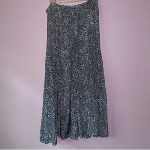 New Directions M Maxi Skirt Boho Animal Print Flounce Pull On thumbnail 7