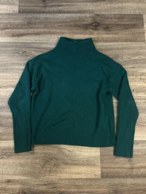 Aritzia Wilfred Mock Neck Emerald Green Sweater Women’s Medium thumbnail 3