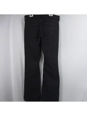 Old Navy Micro-Flare Black Jeans Women’s Size 8 thumbnail 6