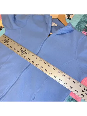 L.L.Bean $98 Woman’s S Reg light blue full zip fleece jacket Hoodie Sweatshirt thumbnail 9