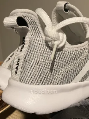 adidas Gray and White cloudfoam running Sneakers thumbnail 7