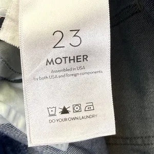 MOTHER The Hustler Ankle Fray Jeans Blue High Rise Bootcut Flare Size 23 thumbnail 3