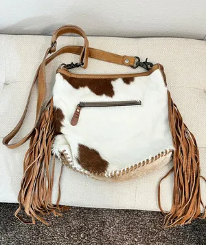 Myra Bags Cowhide Cross Body Purse thumbnail 2