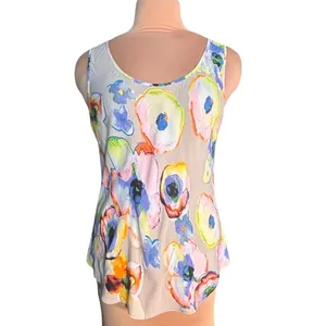 Jams World Mystic Pond Multicolor Abstract Floral Tank Top Artsy Maximalist thumbnail 9